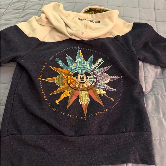 Disney Tops - Disney Parks Full Zip Compass Sweatshirt. Women’s Small